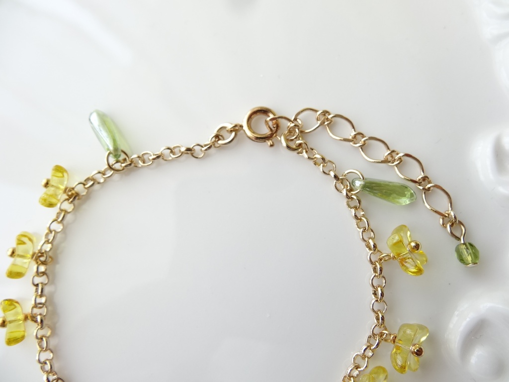 菜の花・花冠のブレスレット