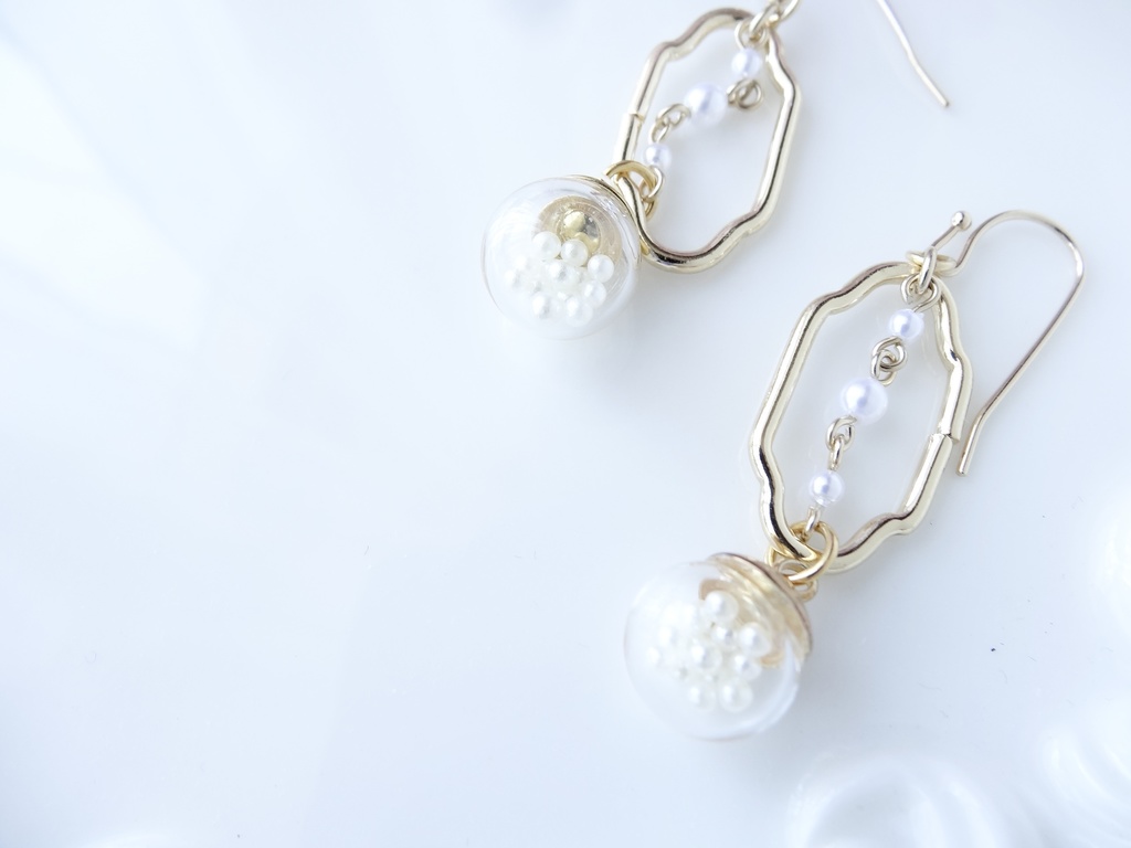 人魚の国の街灯ピアス(イヤリングOK)