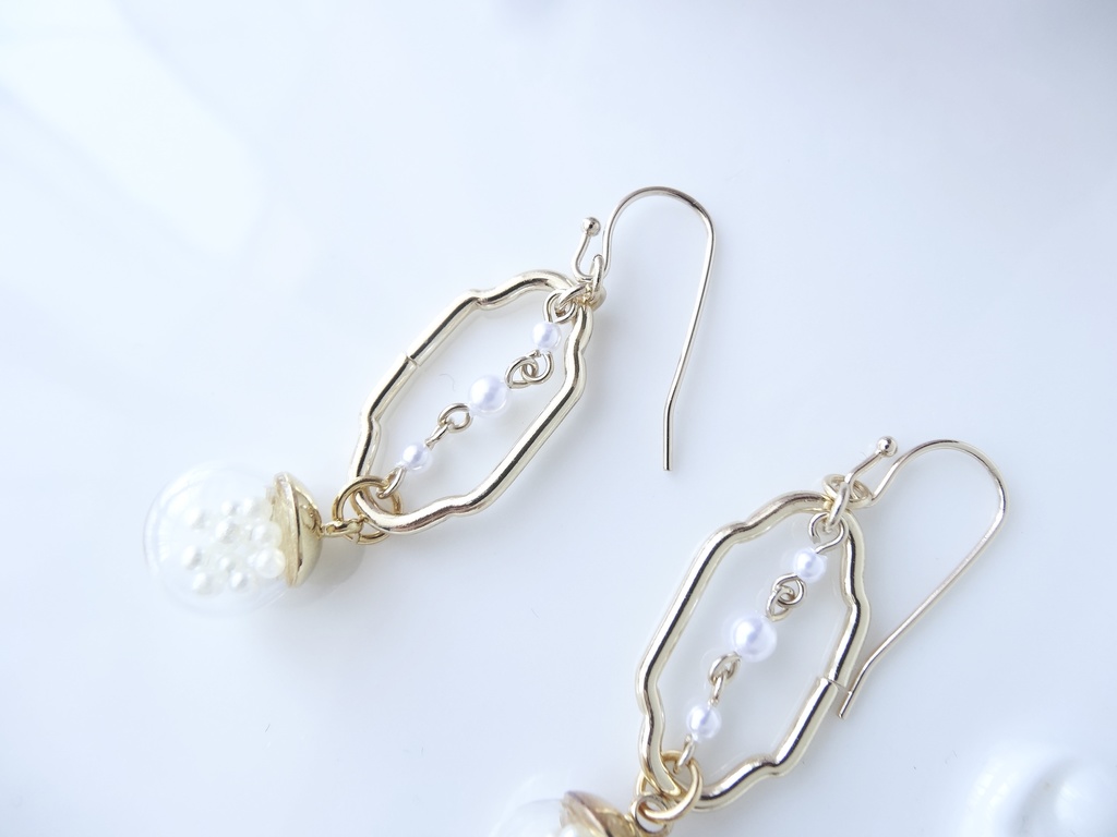 人魚の国の街灯ピアス(イヤリングOK)