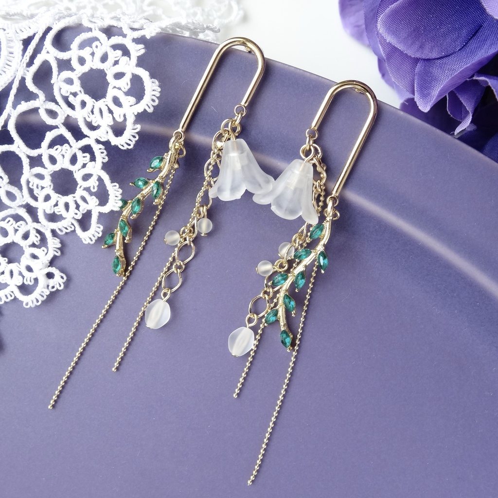 リリーレイン•ロングピアス