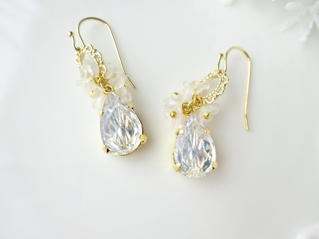 サマーデイライト・ピアス(イヤリングOK)