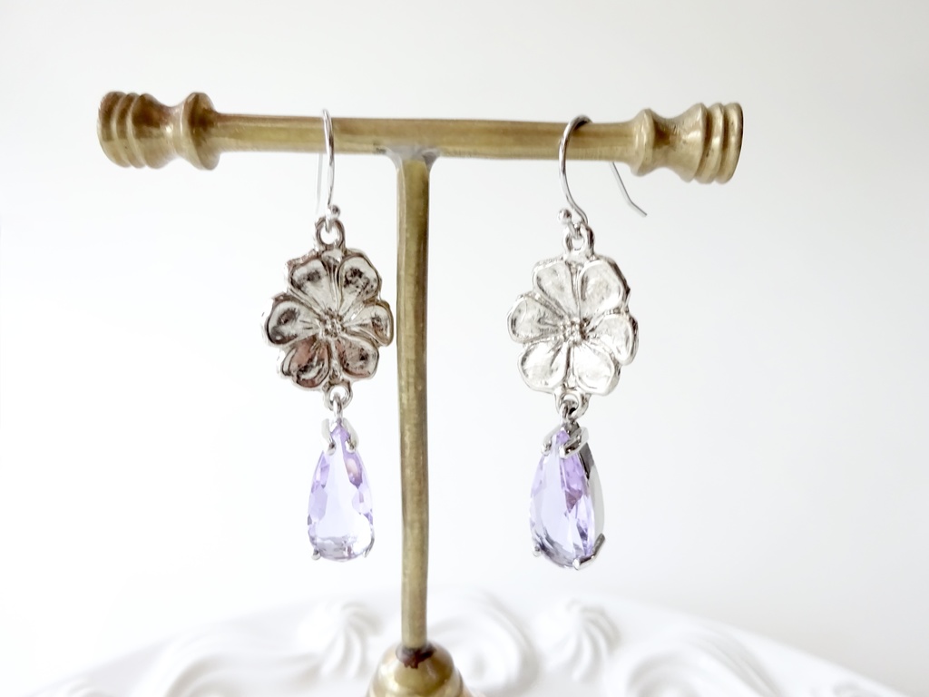 ヴィンテージビオラ ピアス