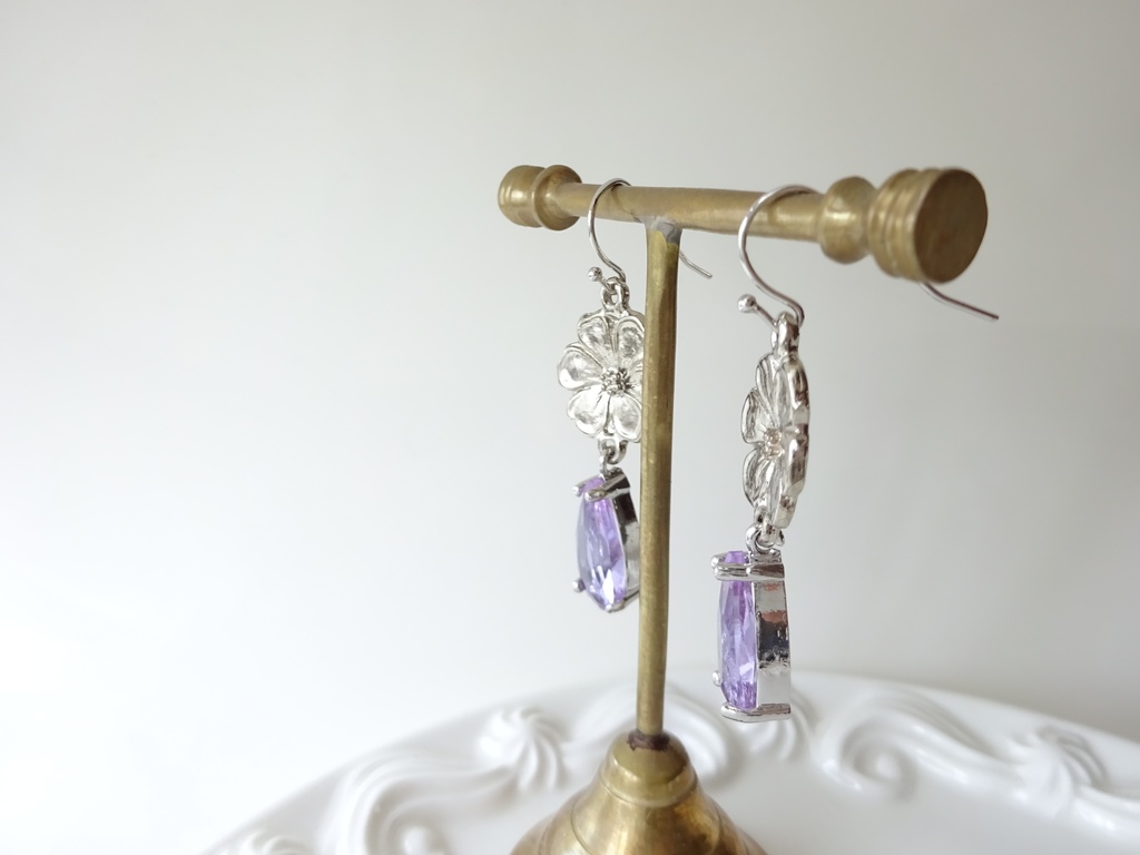 ヴィンテージビオラ ピアス