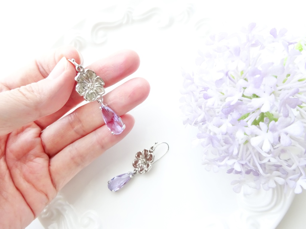 ヴィンテージビオラ ピアス