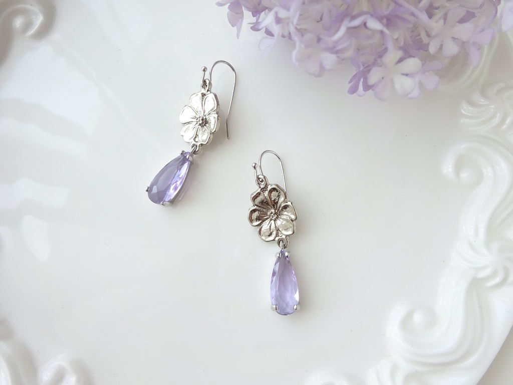 ヴィンテージビオラ ピアス