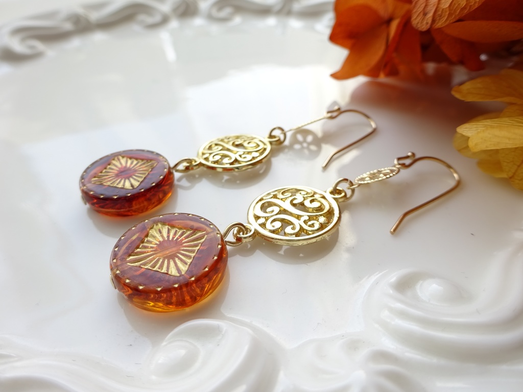 クリスマスマーケット・ピアス(イヤリングOK)