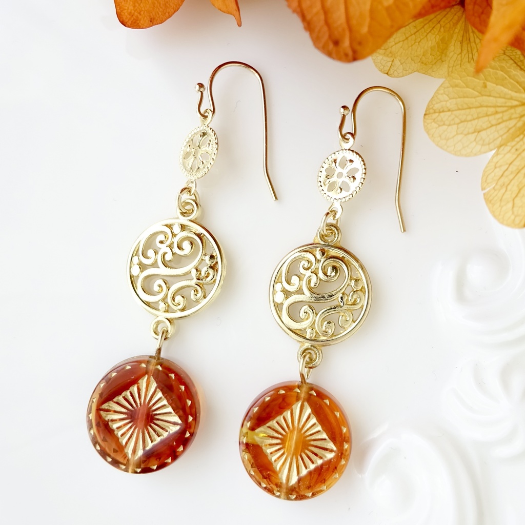 クリスマスマーケット・ピアス(イヤリングOK)