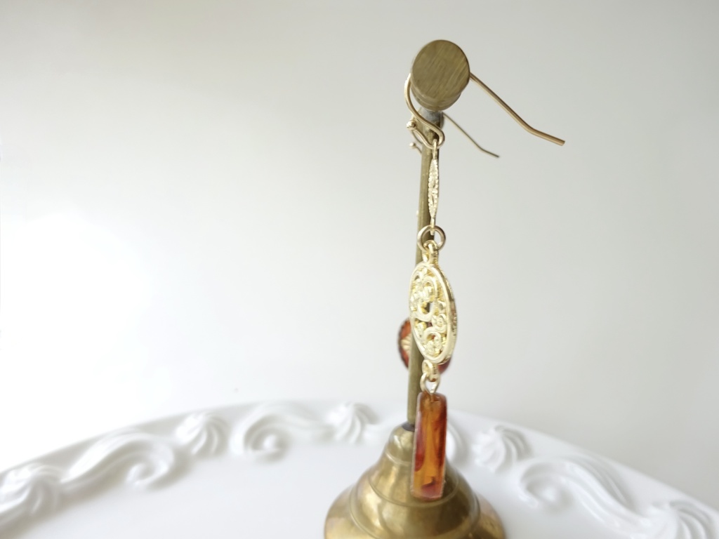 クリスマスマーケット・ピアス(イヤリングOK)