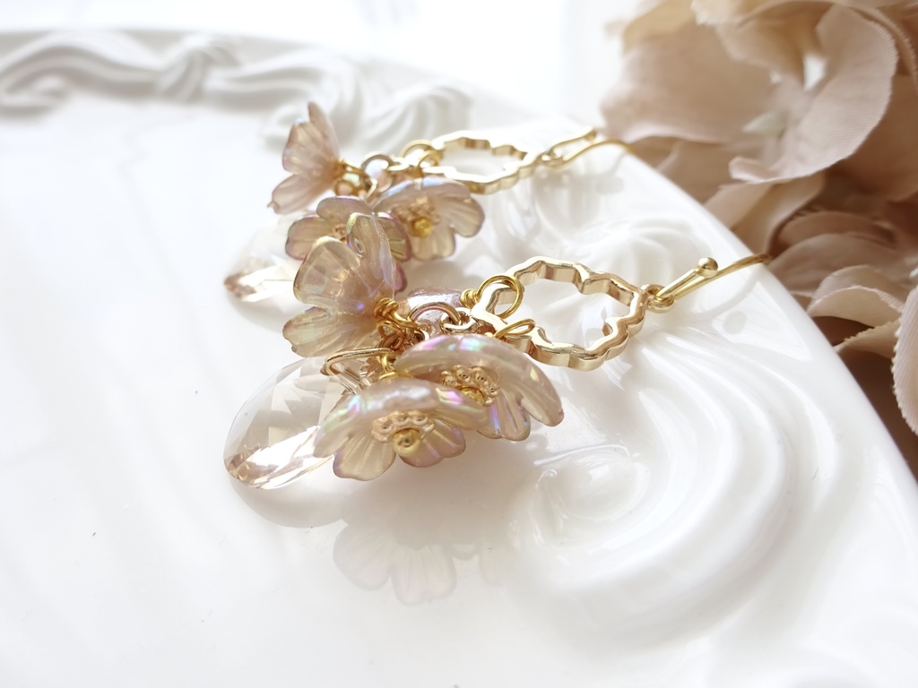 アンティークガーデンA・ピアス(イヤリングOK)