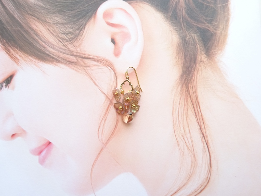 アンティークガーデンA・ピアス(イヤリングOK)