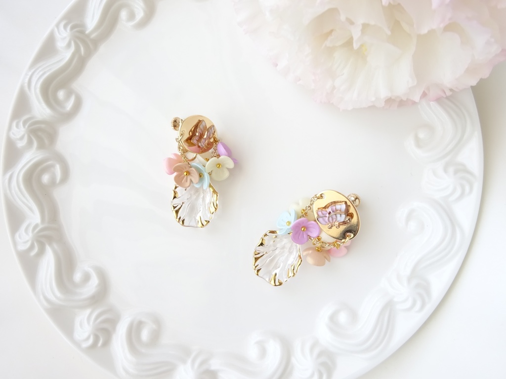 スイートパステルペタル・イヤリング