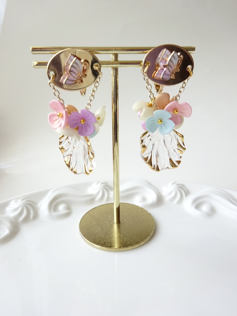 スイートパステルペタル・イヤリング