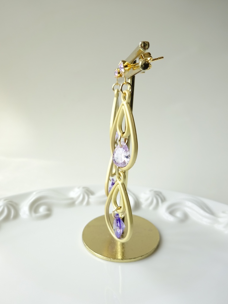 紫陽花雨雫・ピアス