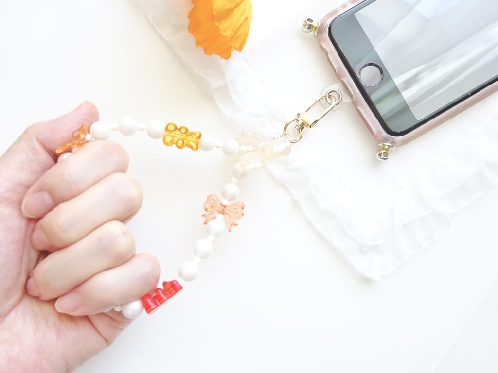 グミベアオレンジストラップ