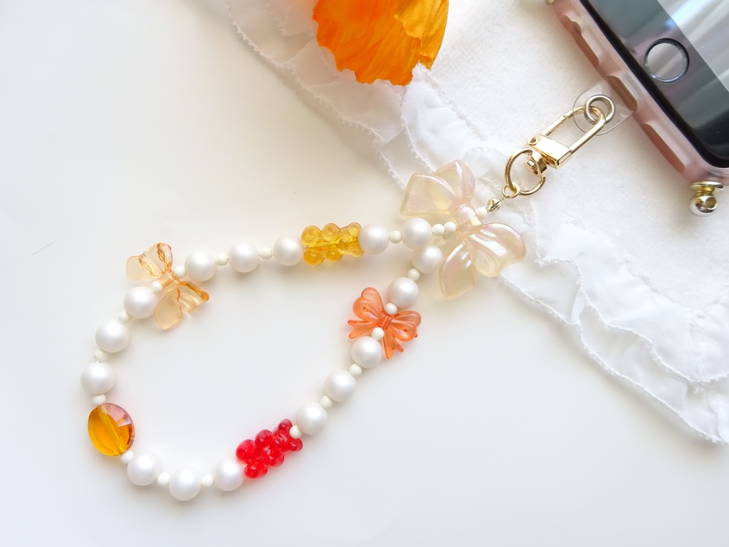 グミベアオレンジストラップ