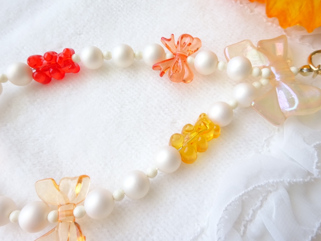 グミベアオレンジストラップ