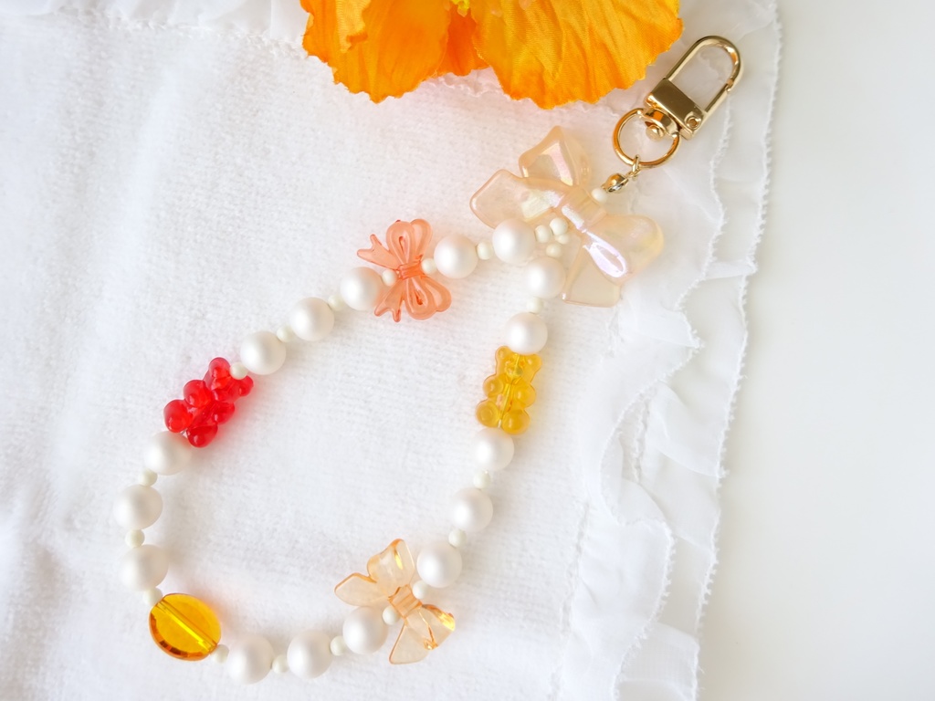 グミベアオレンジストラップ