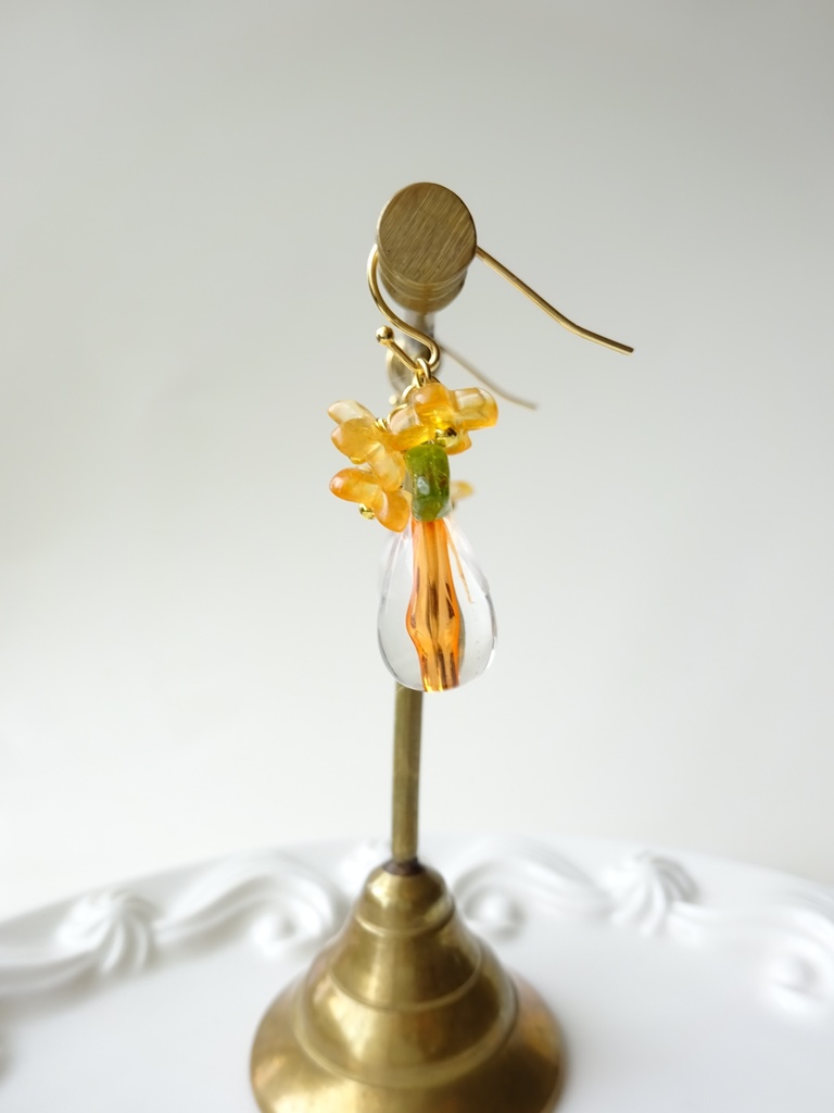 金木犀ドロップ(イヤリングOK)