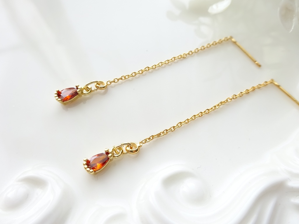 ルミエール・ビターオレンジ(ピアスのみ)