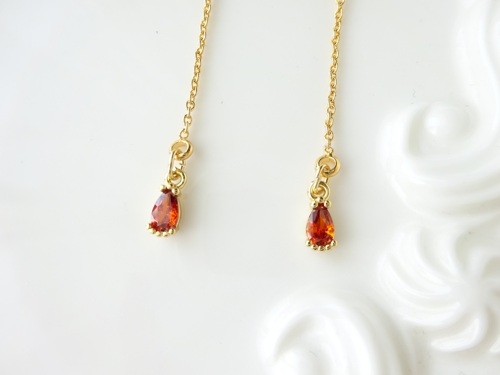 ルミエール・ビターオレンジ(ピアスのみ)