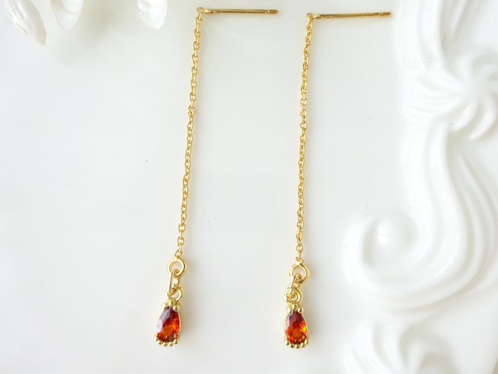 ルミエール・ビターオレンジ(ピアスのみ)