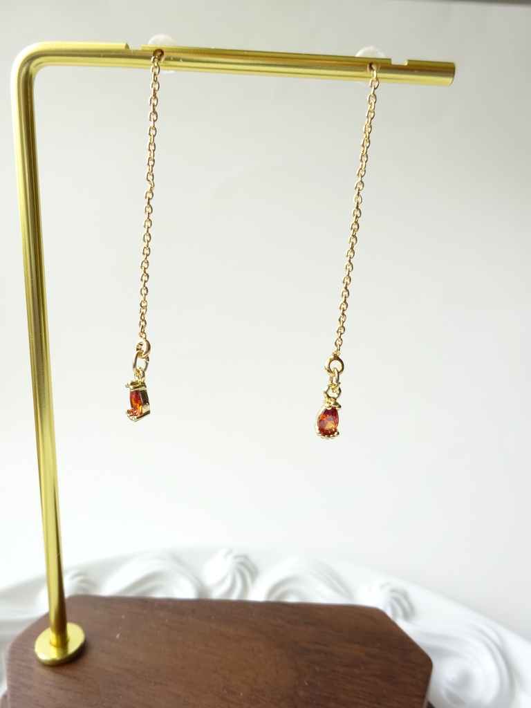 ルミエール・ビターオレンジ(ピアスのみ)