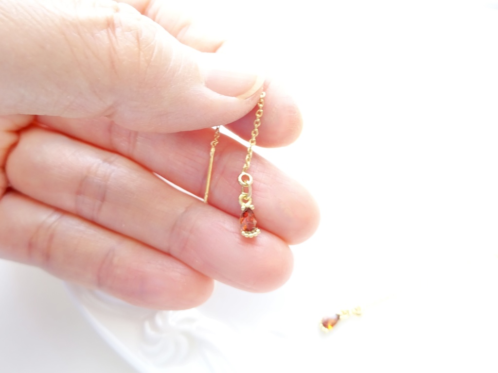 ルミエール・ビターオレンジ(ピアスのみ)