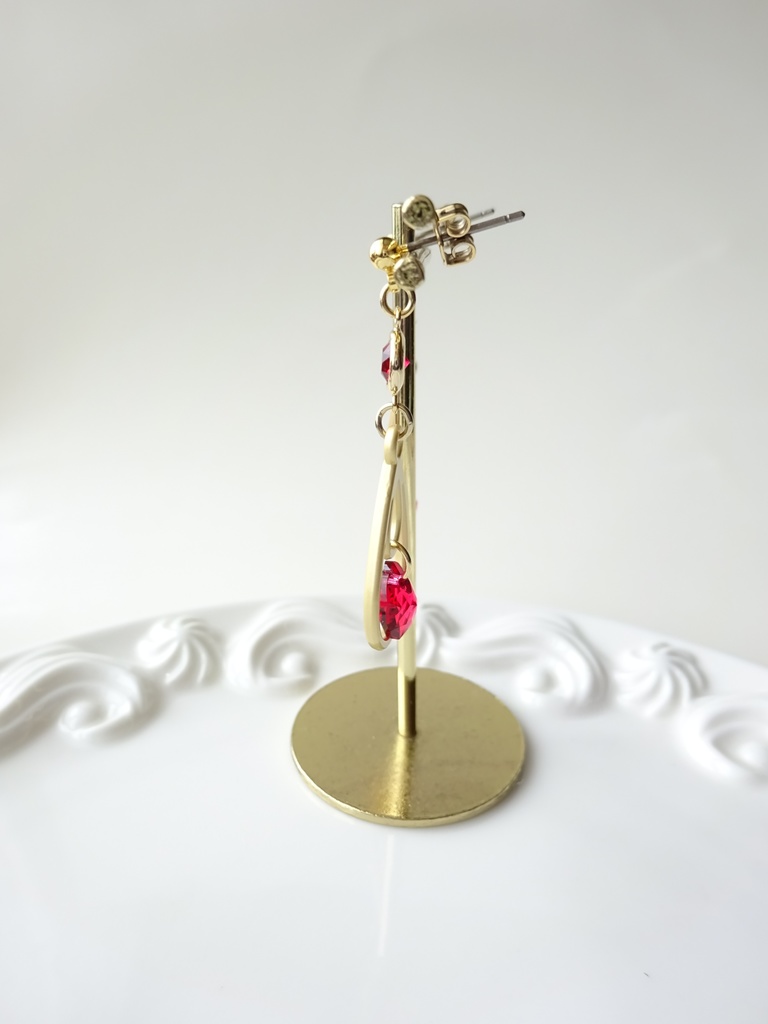 クリスマスの雨粒・ピアス(イヤリングOK)