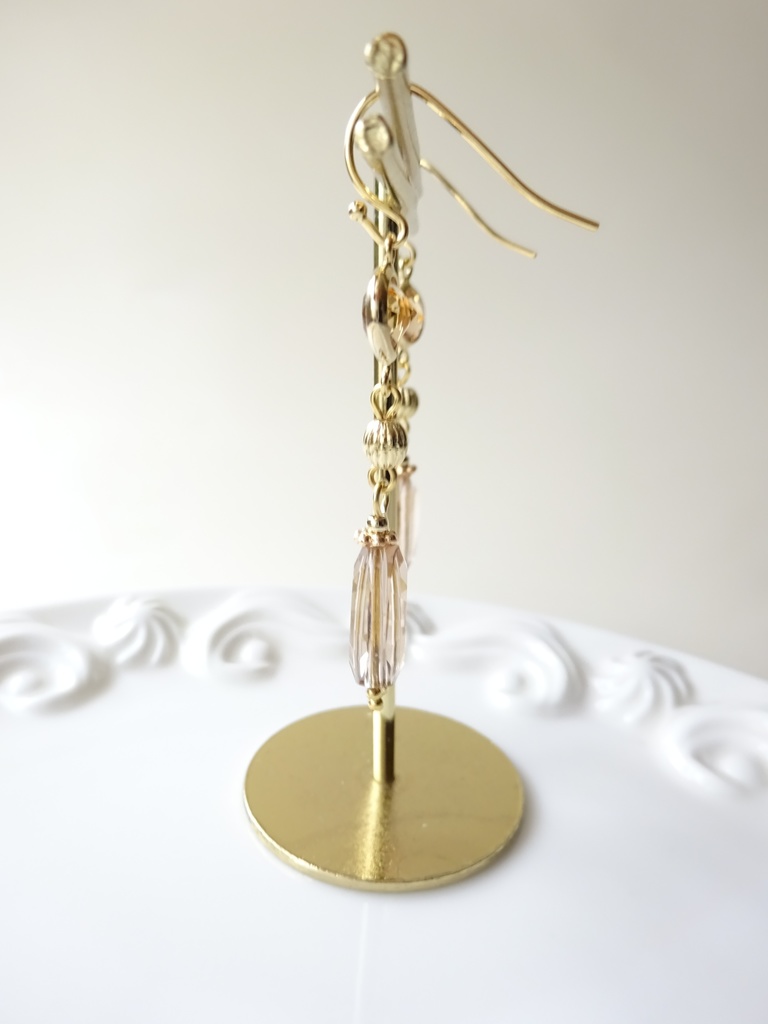 オータムリーフ・ピアス(イヤリングOK)