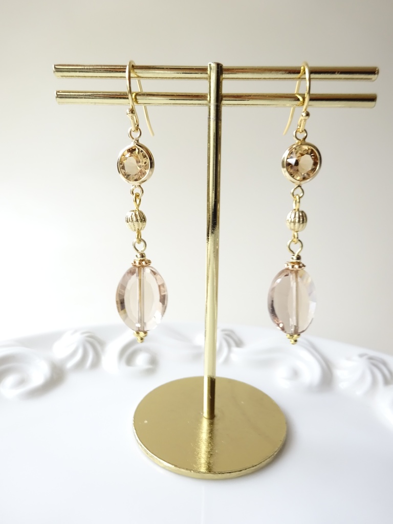 オータムリーフ・ピアス(イヤリングOK)