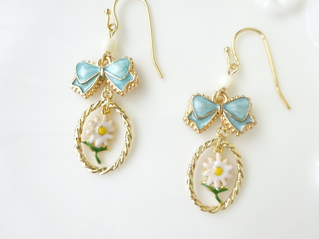 マーガレットフレーム(イヤリングOK)