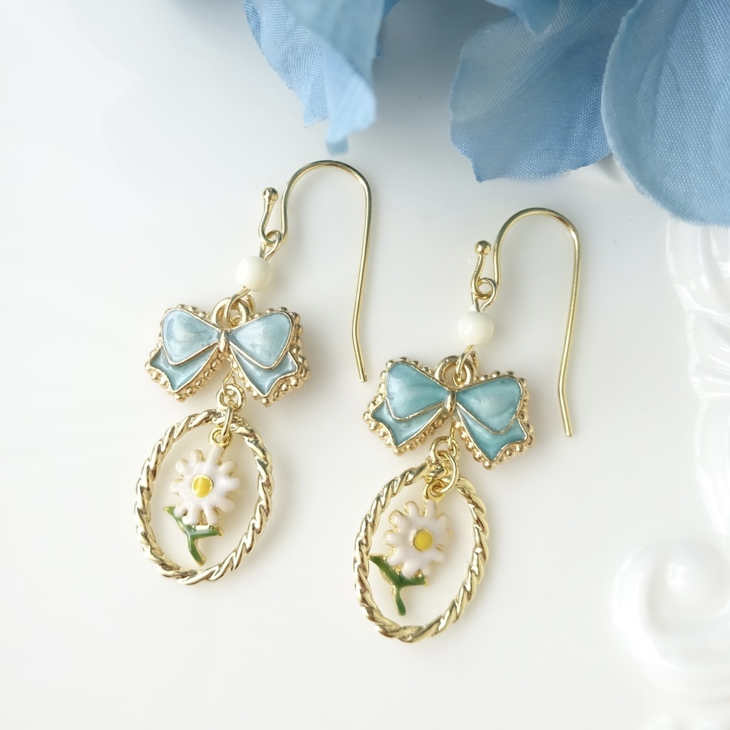 マーガレットフレーム(イヤリングOK)