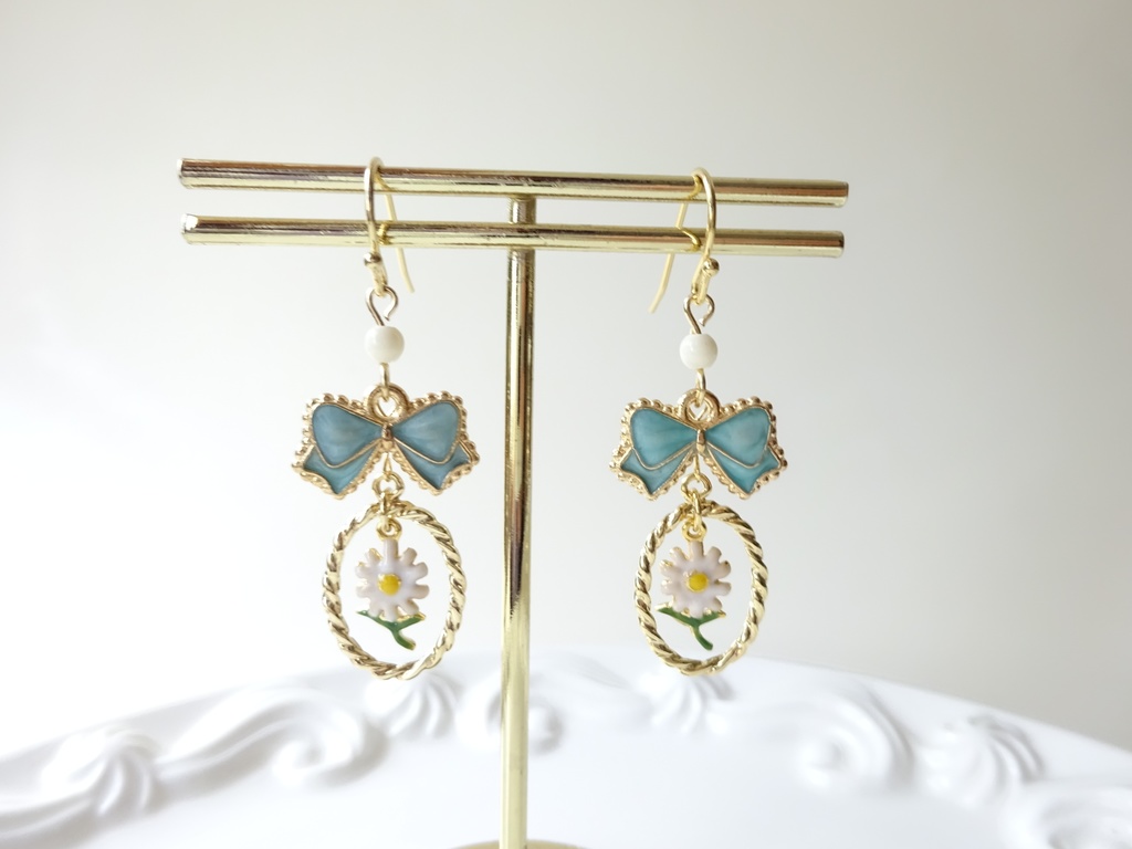 マーガレットフレーム(イヤリングOK)