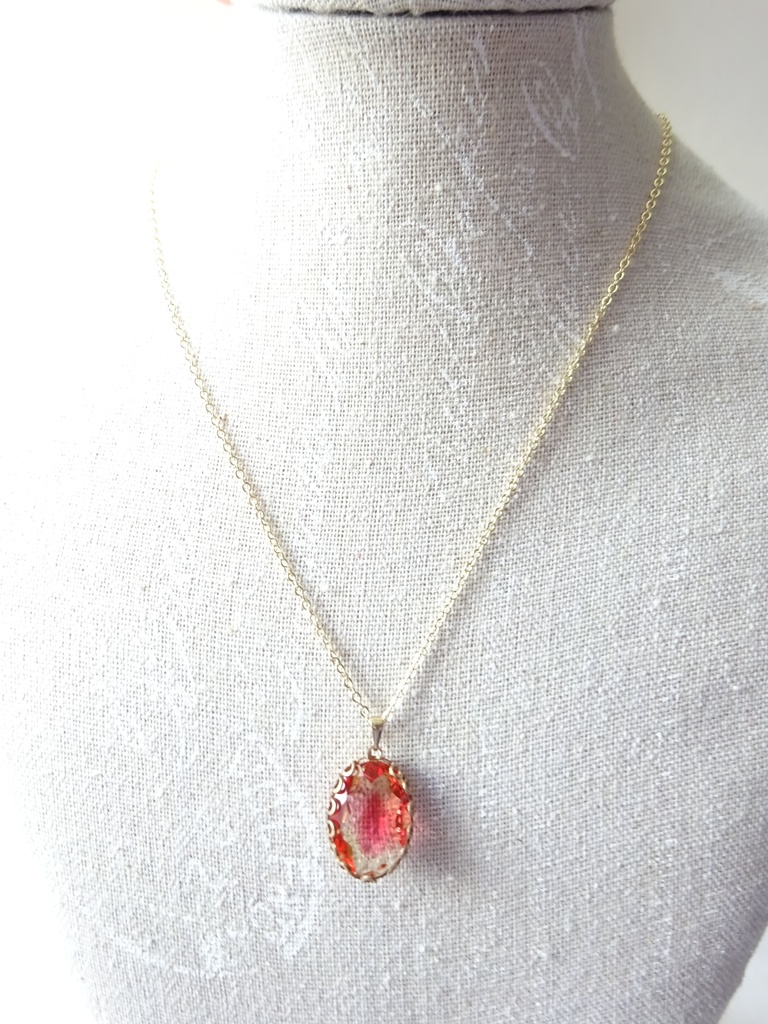 りんご飴のネックレス(ヴィンテージ)