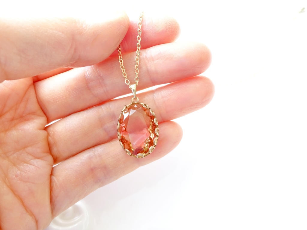 りんご飴のネックレス(ヴィンテージ)