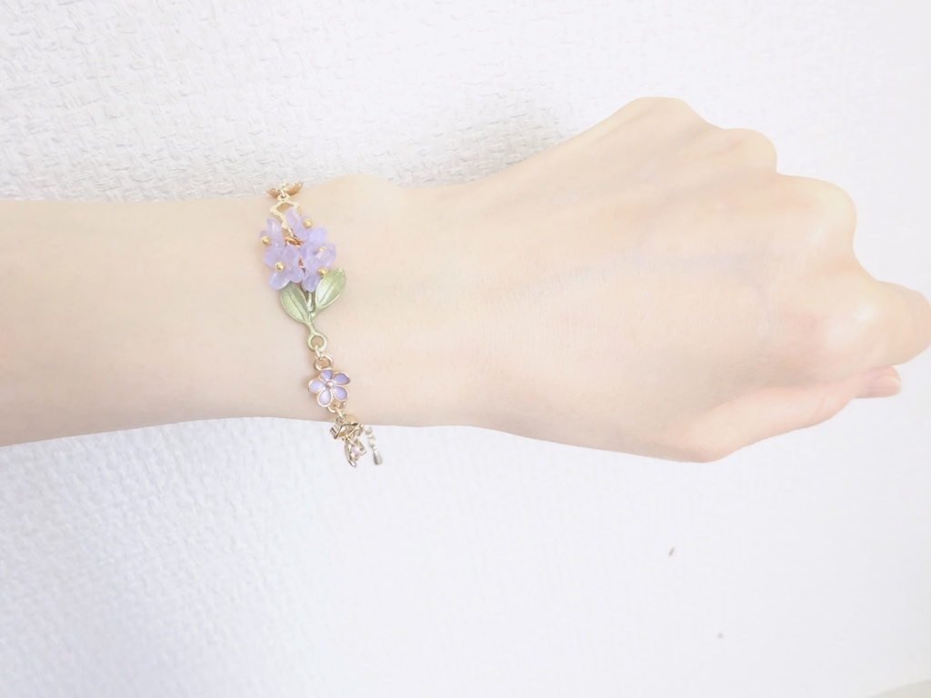 ヒヤシンスのブレスレット