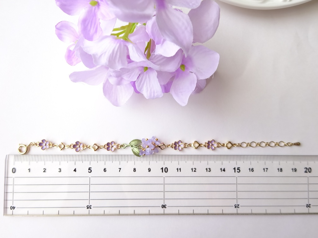 ヒヤシンスのブレスレット