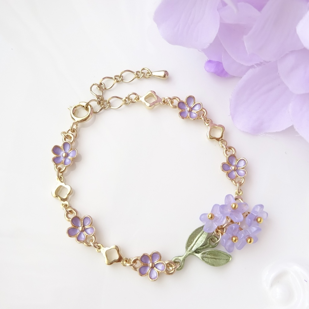 ヒヤシンスのブレスレット