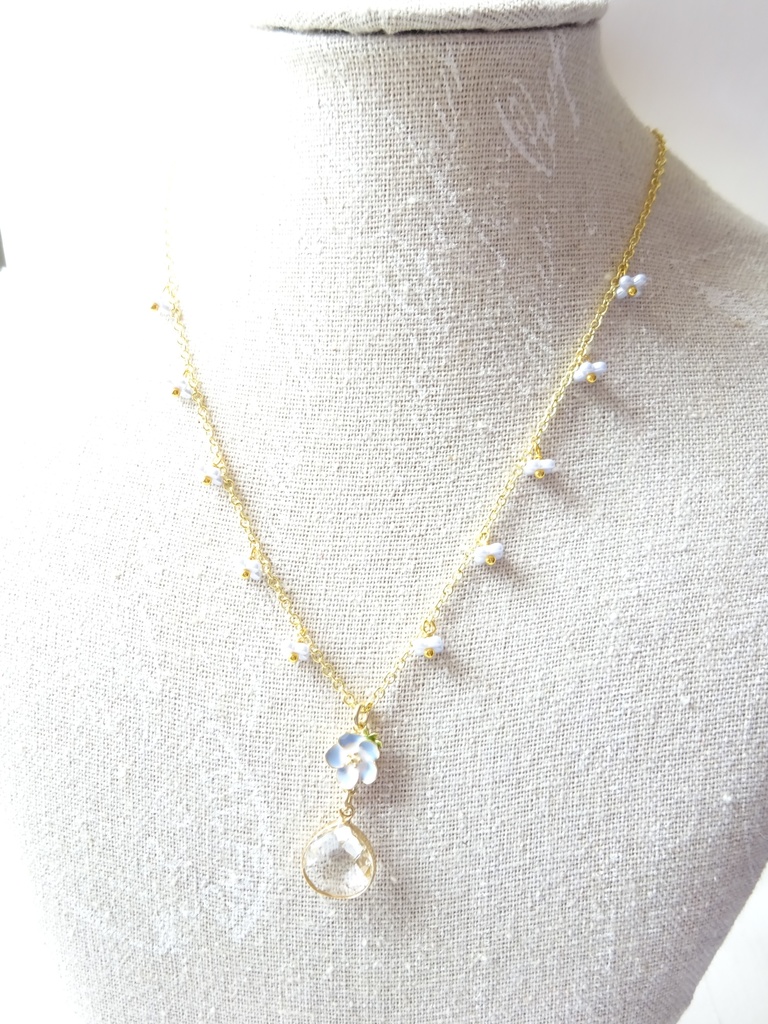 ネモフィラドロップ・ネックレス