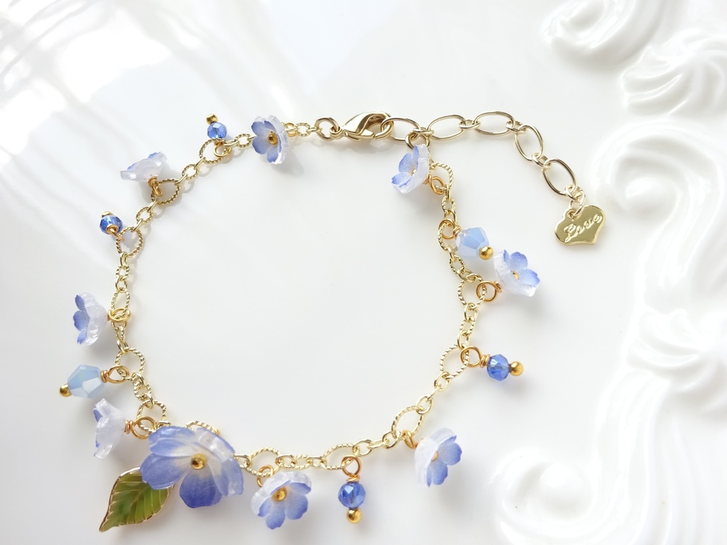 ネモフィラのティアラ・ブレスレット