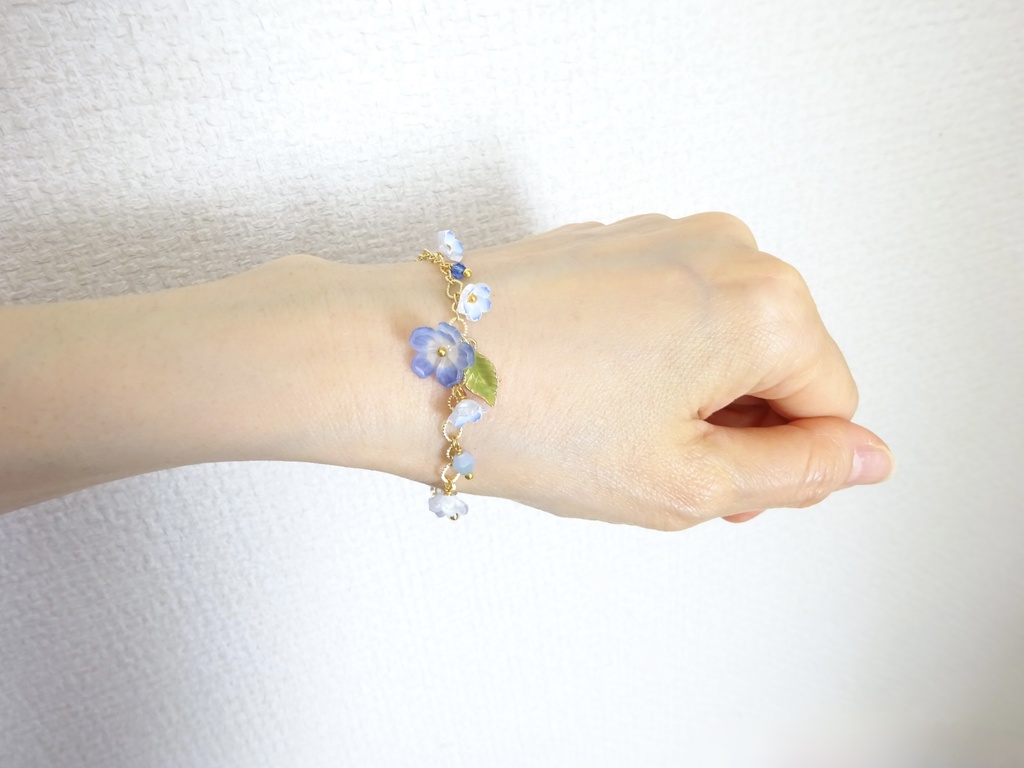 ネモフィラのティアラ・ブレスレット