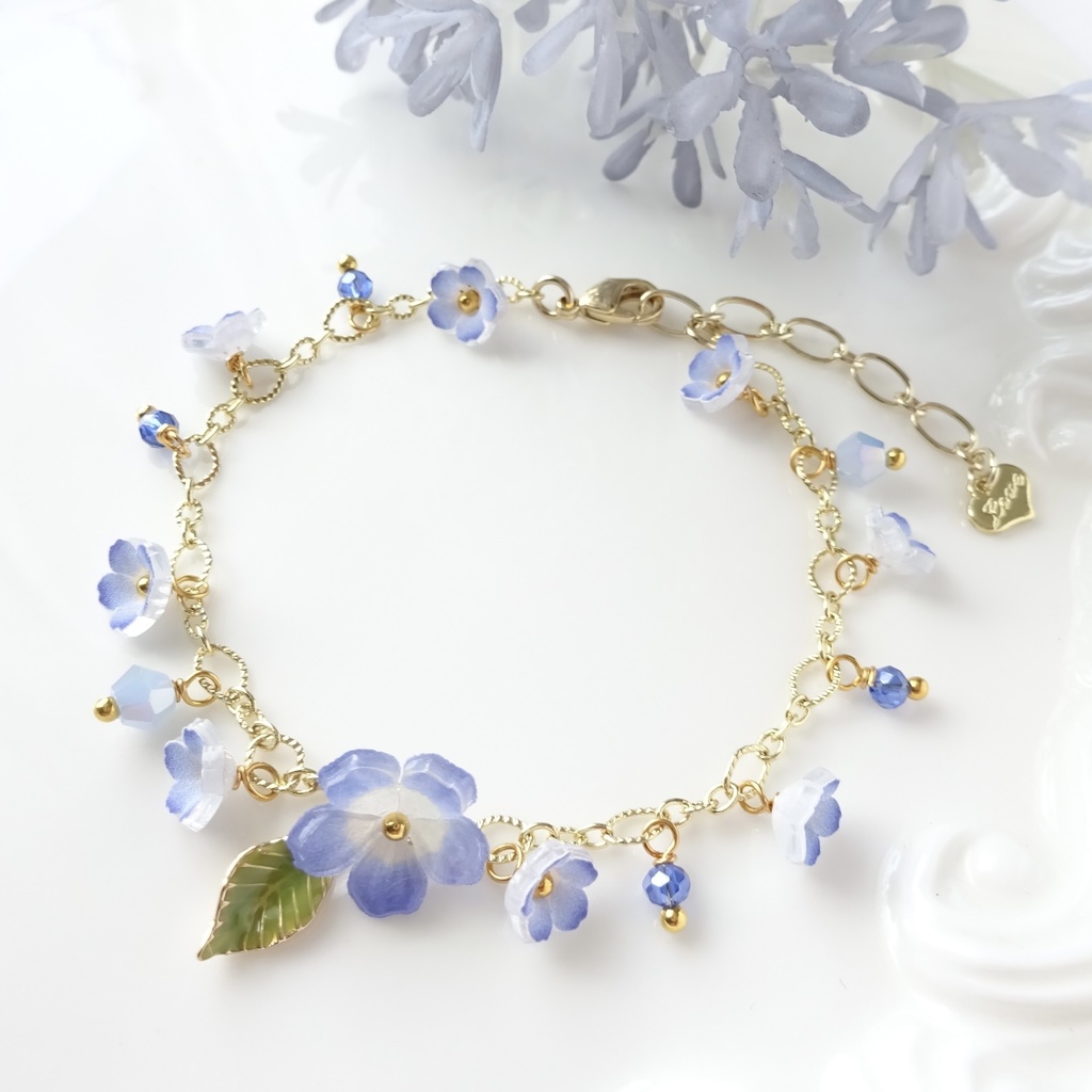 ネモフィラのティアラ・ブレスレット