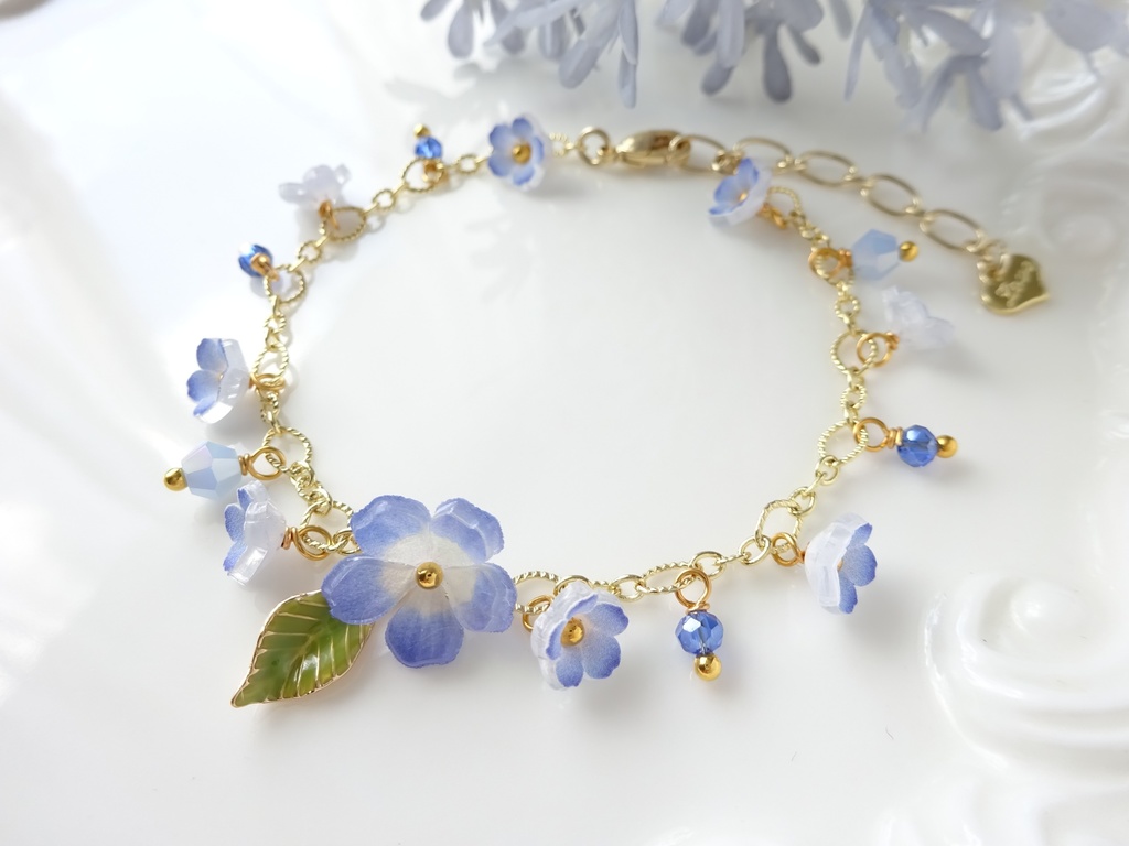 ネモフィラのティアラ・ブレスレット