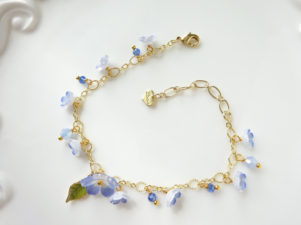 ネモフィラのティアラ・ブレスレット