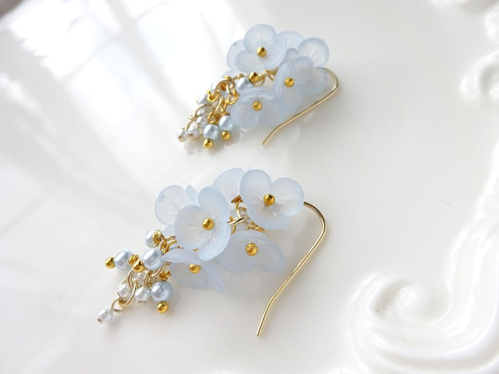 イノセント ルピナス・水色(イヤリングOK)