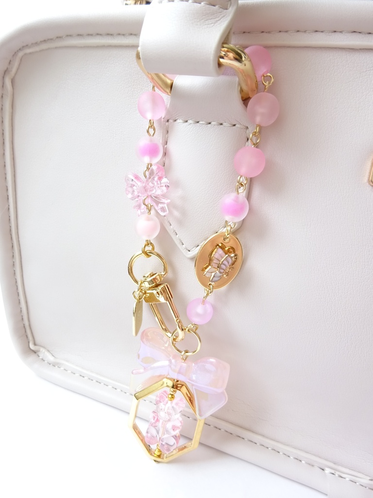 10/24発売*ピンクのグミベアのバッグチャーム