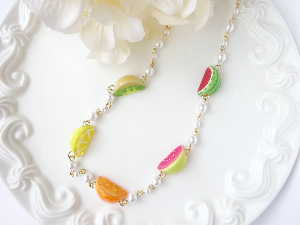 9/10発売*フルーツパレード・ネックレス