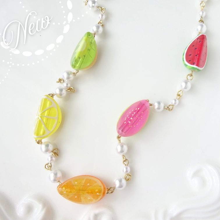 9/10発売＊フルーツパレード・ネックレス