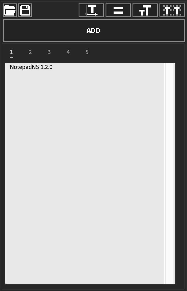 【After Effects スクリプト】NotepadNS