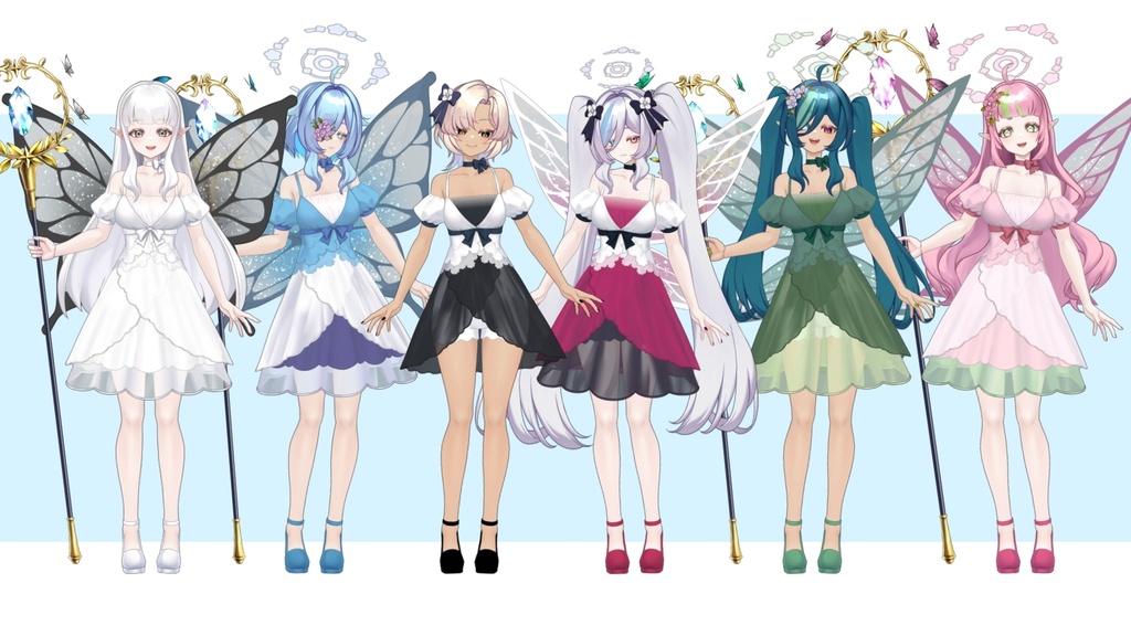 【無料版あり!】フラワーフェアリー【カスタム汎用Live2Dモデル】